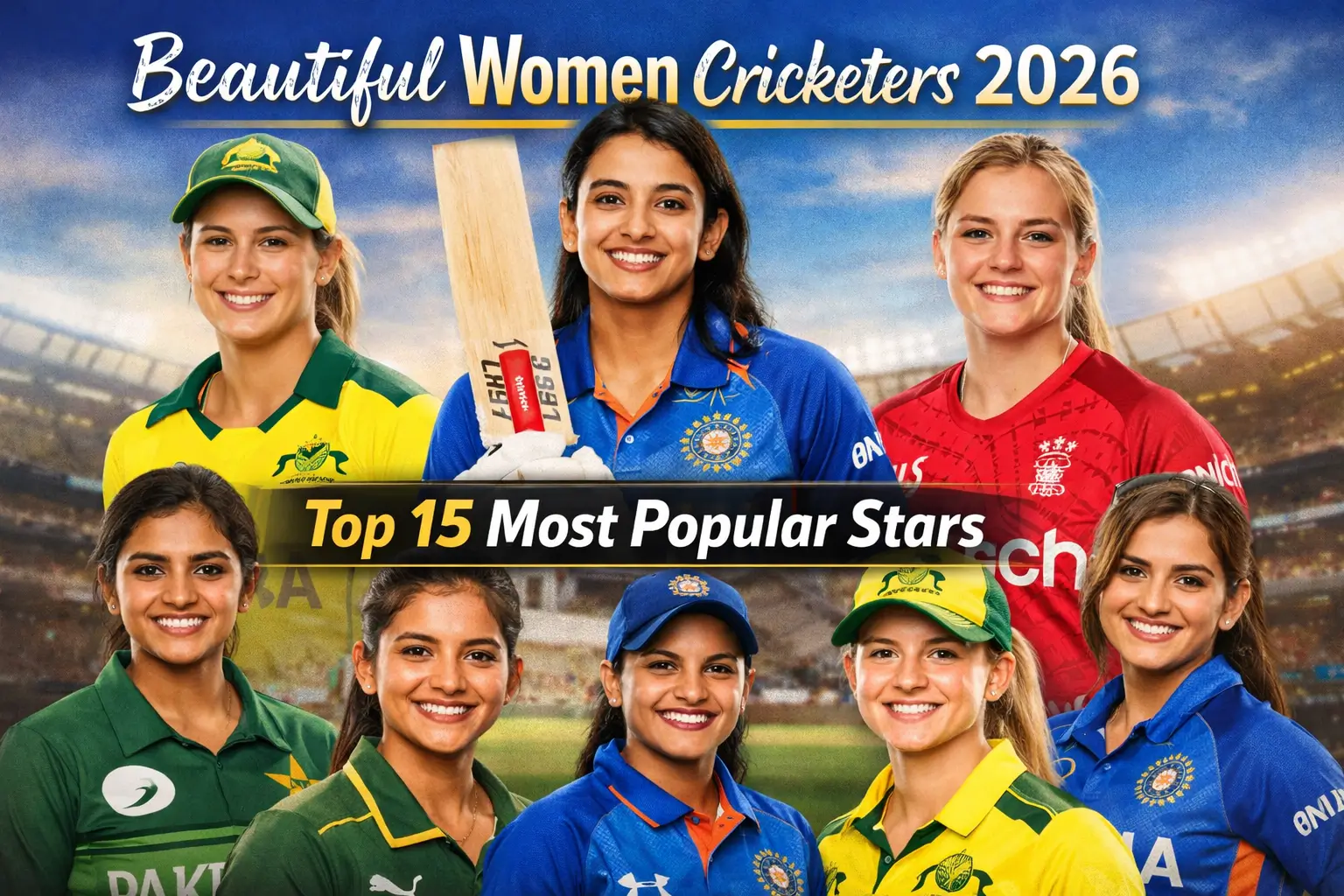 Top 15 Beautiful Women Cricketers 2026 1 Beautiful Women Cricketers