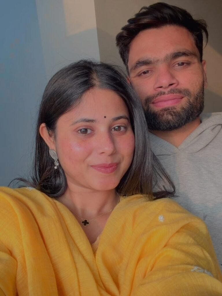 Rinku Singh with Priya Saroj